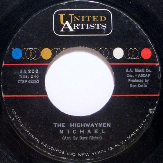 Highwaymen : Michael / Santiano (7", Single)