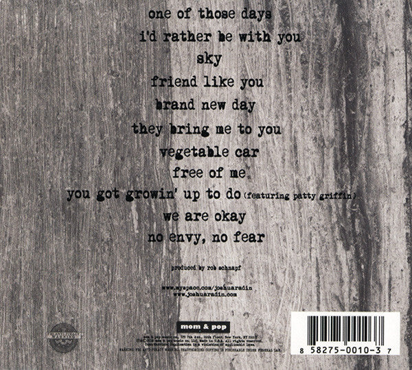 Joshua Radin : Simple Times (CD, Album, Dig)