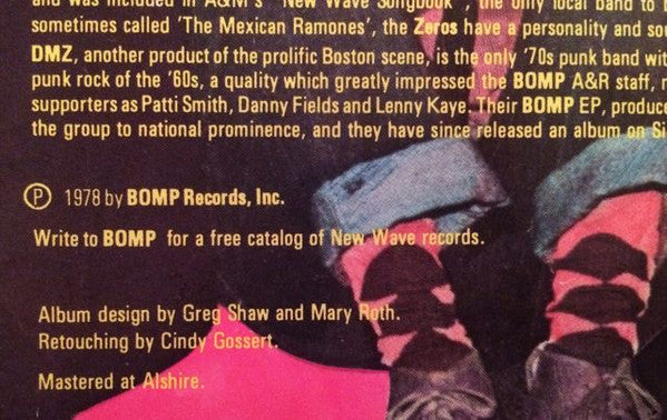Various : The Best Of Bomp - Volume One (LP, Comp)