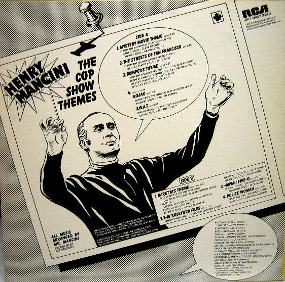 Henry Mancini : The Cop Show Themes (LP, Album)