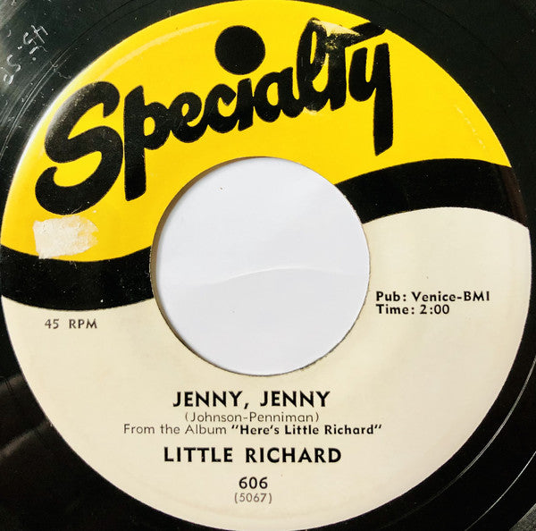 Little Richard : Jenny, Jenny / Miss Ann (7", Single)