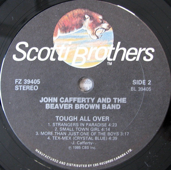 John Cafferty And The Beaver Brown Band : Tough All Over (LP, Album)