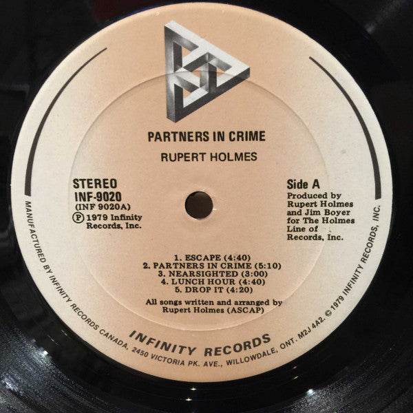 Rupert Holmes : Partners In Crime (LP, Album)