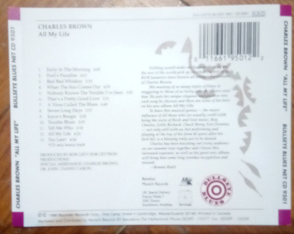 Charles Brown : All My Life (CD, Album)