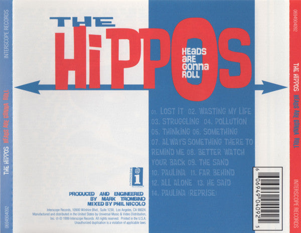 The Hippos : Heads Are Gonna Roll (CD, Album)