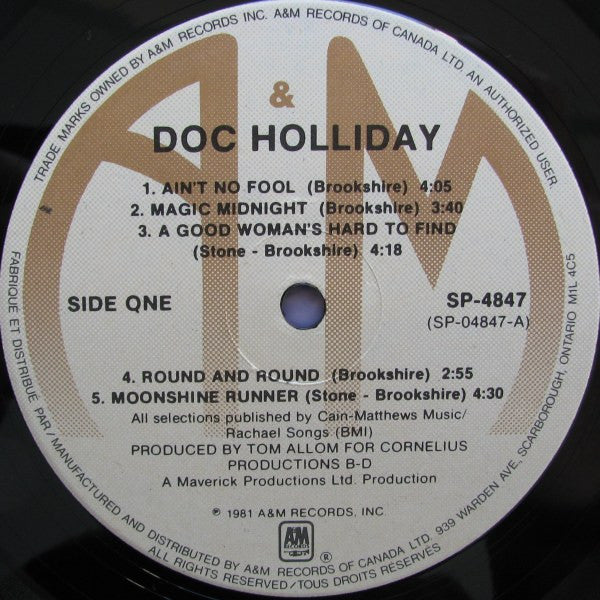 Doc Holliday (3) : Doc Holliday (LP, Album)
