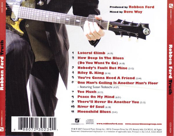 Robben Ford : Truth (CD, Album)