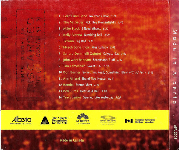 Various : Made In Alberta (CD, Comp)