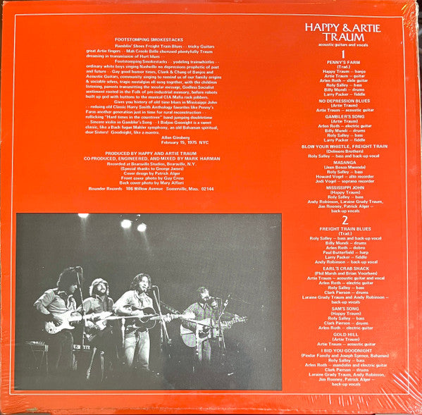 Happy And Artie Traum : Hard Times In The Country (LP, Album, Wak)