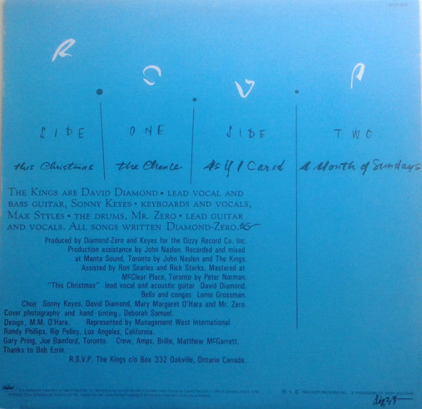 The Kings : R.S.V.P. (12", EP)