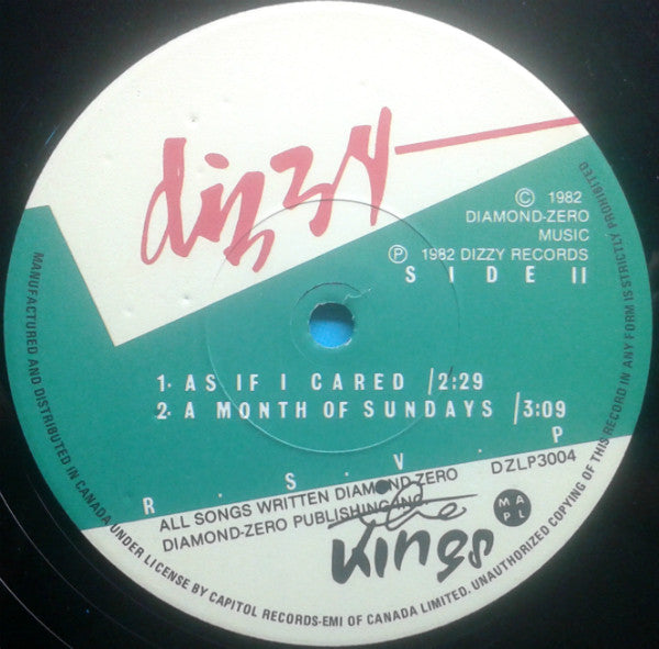 The Kings : R.S.V.P. (12", EP)