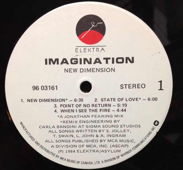 Imagination : New Dimension (LP, Album)