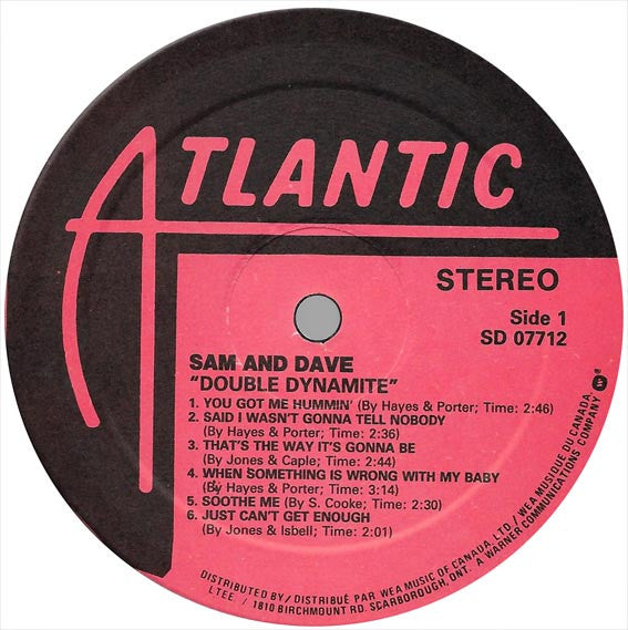 Sam & Dave : Double Dynamite (LP, Album, RE)