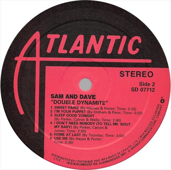 Sam & Dave : Double Dynamite (LP, Album, RE)