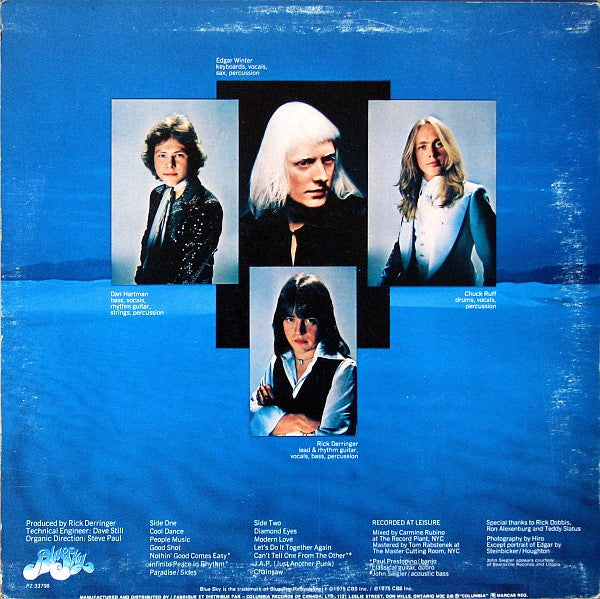 The Edgar Winter Group With Rick Derringer : The Edgar Winter Group With Rick Derringer (LP, Album)