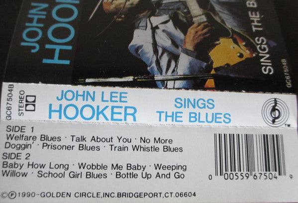 John Lee Hooker : Sings The Blues (Cass, Comp, RE)