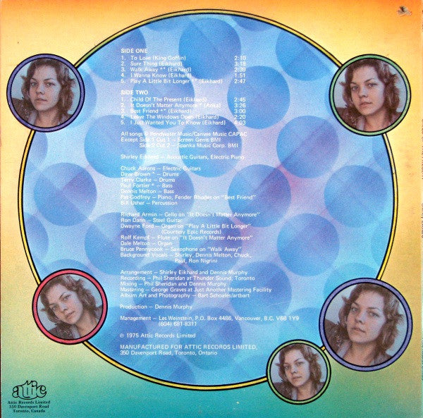Shirley Eikhard : Child Of The Present (LP, Album)