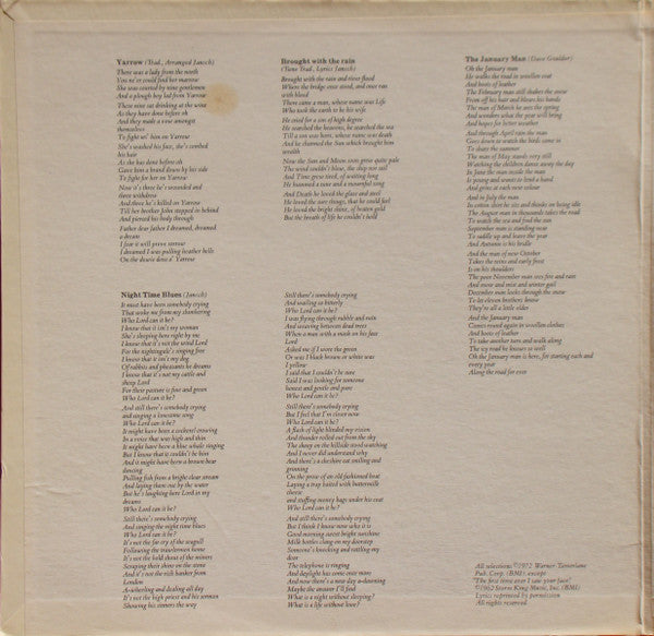 Bert Jansch : Moonshine (LP, Album, Ter)
