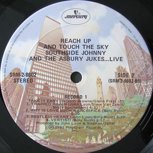 Southside Johnny & The Asbury Jukes : Live - Reach Up And Touch The Sky (2xLP)