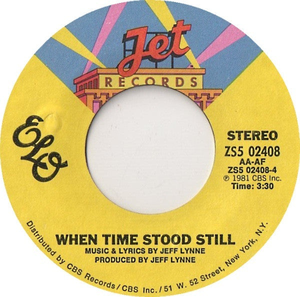 ELO* : Hold On Tight (7", Single, Styrene)