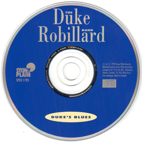 The Duke Robillard Band : Duke's Blues (CD, Album, Club)