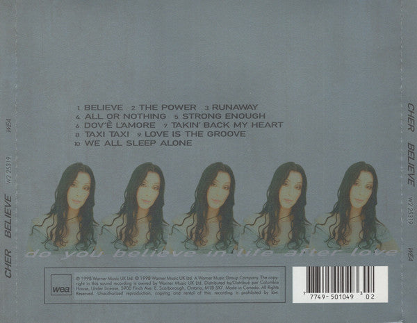 Cher : Believe (CD, Album, Club)