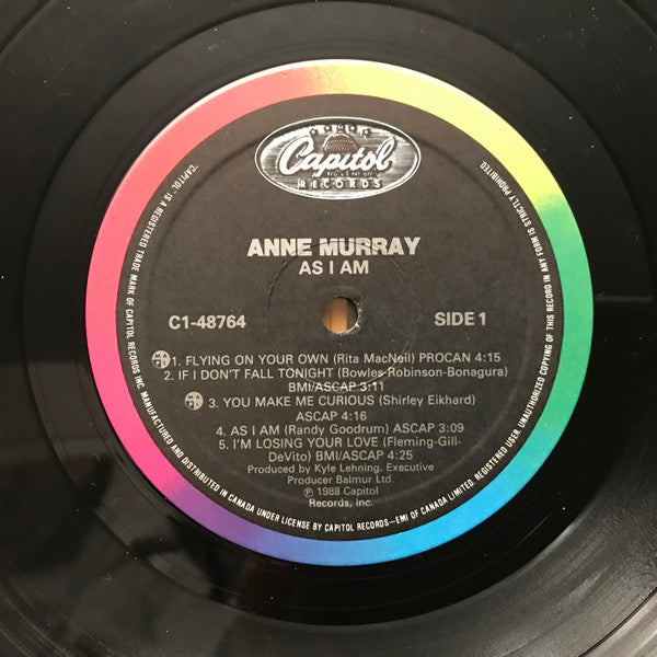 Anne Murray : As I Am (LP, Album)