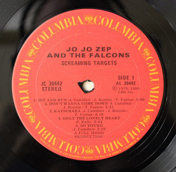 Jo Jo Zep and the Falcons : Screaming Targets (LP, Album)