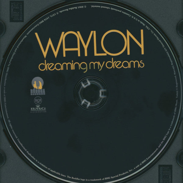 Waylon* : Dreaming My Dreams (CD, Album, RE, RM)
