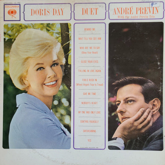 Doris Day And André Previn With The André Previn Trio : Duet (LP, Album, Mono)