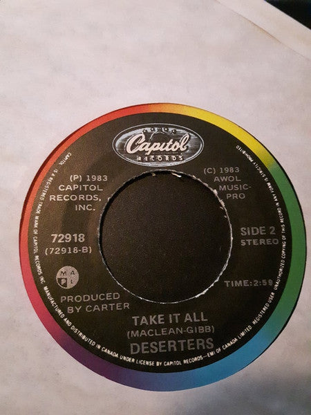 Deserters : Julie /Take It All (7", Single)