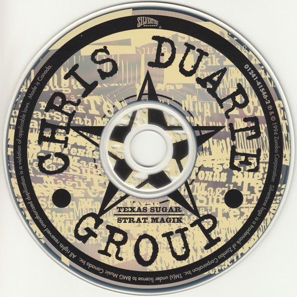 Chris Duarte Group : Texas Sugar / Strat Magik (CD, Album)