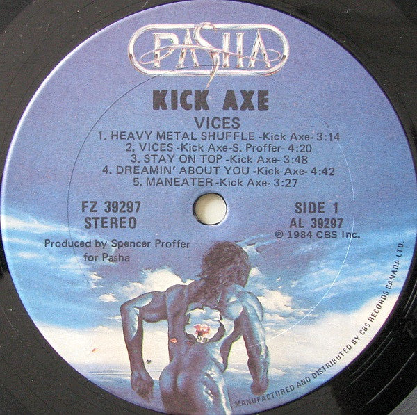 Kick Axe : Vices (LP, Album)