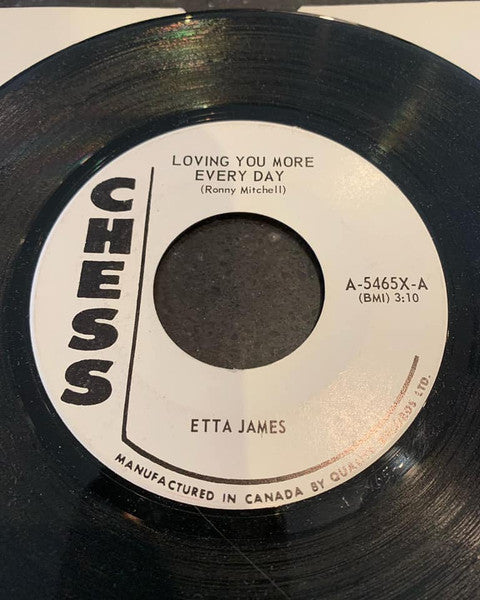 Etta James : Loving You More Every Day (7", Single)