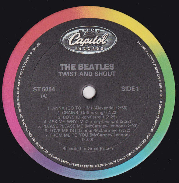 The Beatles : Twist And Shout (LP, Album, Comp, RE)