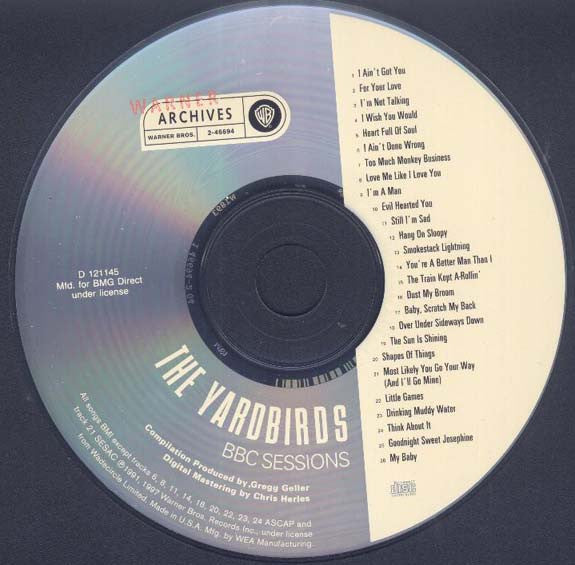 The Yardbirds : BBC Sessions (CD, Comp, Club)