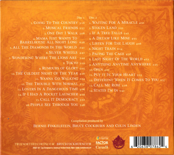 Bruce Cockburn : Greatest Hits (1970 - 2020) (2xCD, Comp)