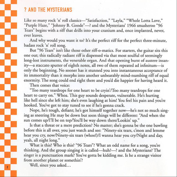 ? And The Mysterians* : The Best Of ? And The Mysterians (Cameo Parkway 1966-1967) (CD, Comp)