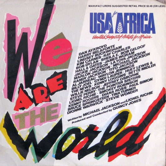USA For Africa : We Are The World (7", Single)