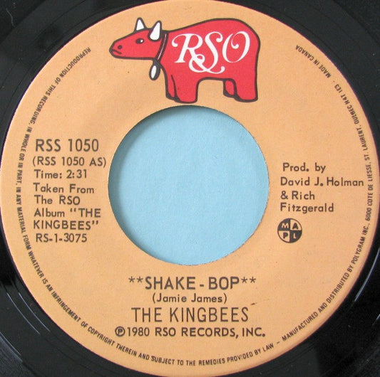 The Kingbees : Shake-Bop (7", Single)