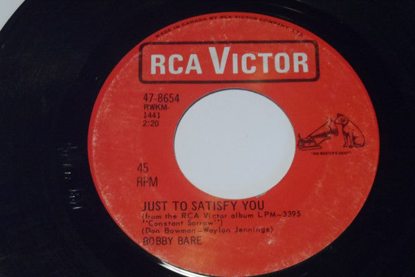 Bobby Bare : Just To Satisfy You / Memories (7", Single)