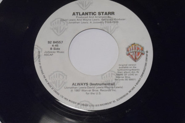Atlantic Starr : Always (7")