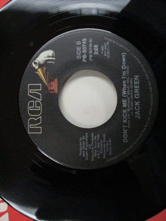 Jack Green : Walking In My Sleep / Don't Kick Me (When I'm Down) (7", Single)