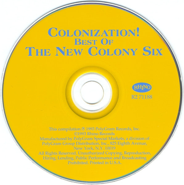 The New Colony Six : Colonized! Best Of The New Colony Six (CD, Comp)