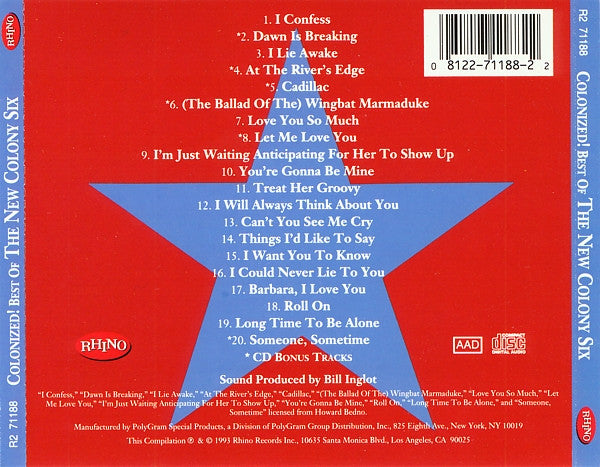 The New Colony Six : Colonized! Best Of The New Colony Six (CD, Comp)