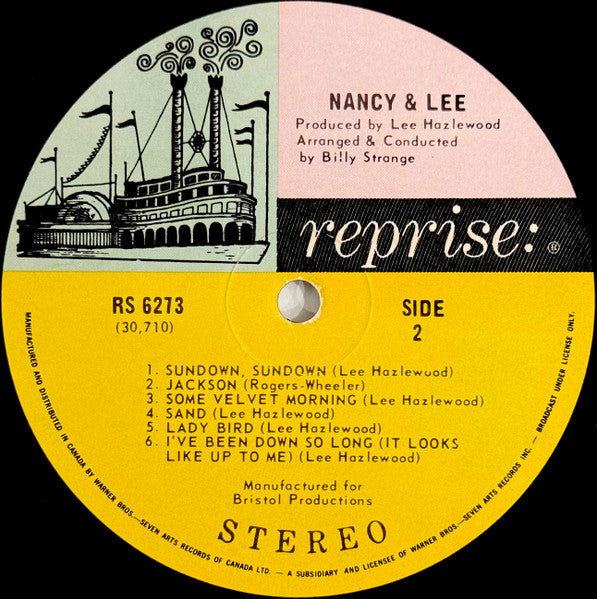 Nancy Sinatra & Lee Hazlewood : Nancy & Lee (LP, Album)