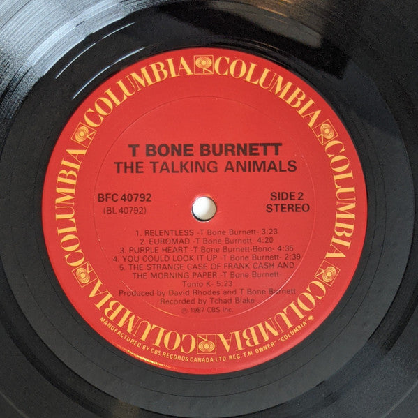 T-Bone Burnett : The Talking Animals (LP, Album)