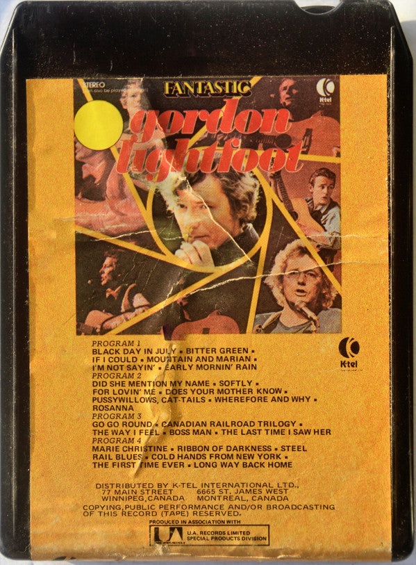 Gordon Lightfoot : Fantastic (8-Trk, Comp)