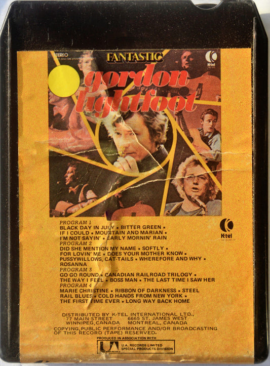 Gordon Lightfoot : Fantastic (8-Trk, Comp)