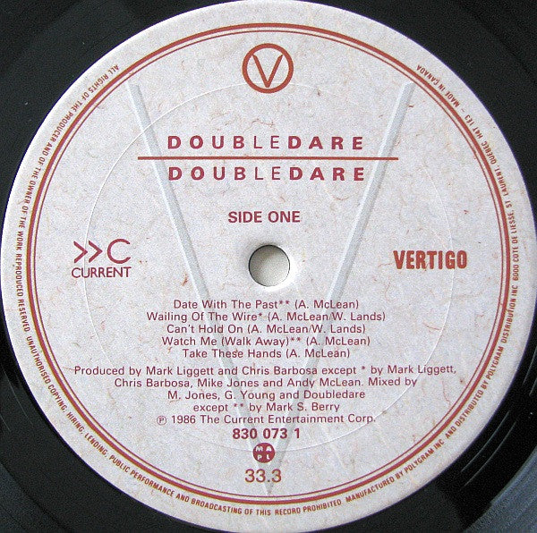 Doubledare : Doubledare (LP, Album)